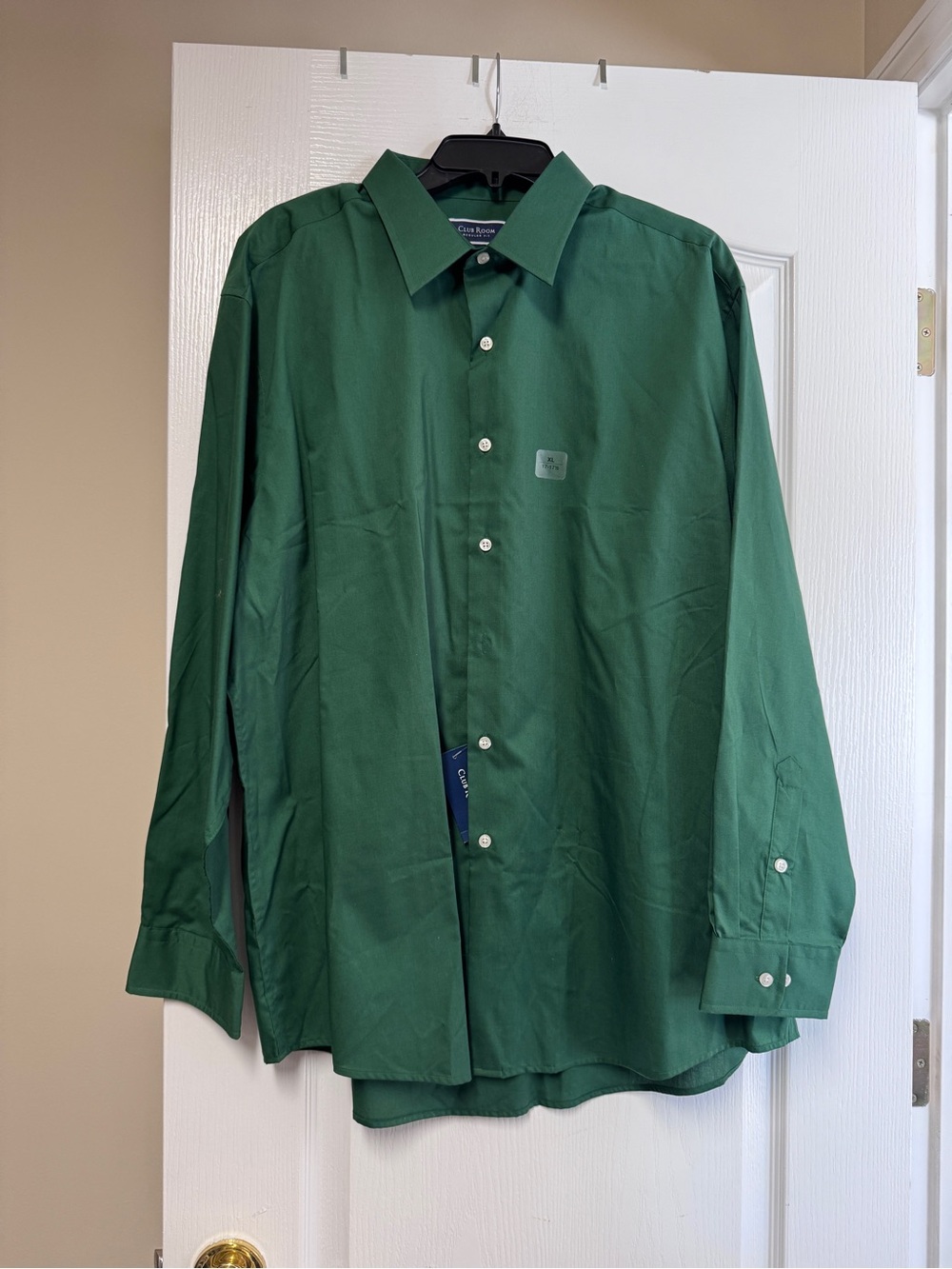 Club Room Men’s Green Button-Up Dress Shirt